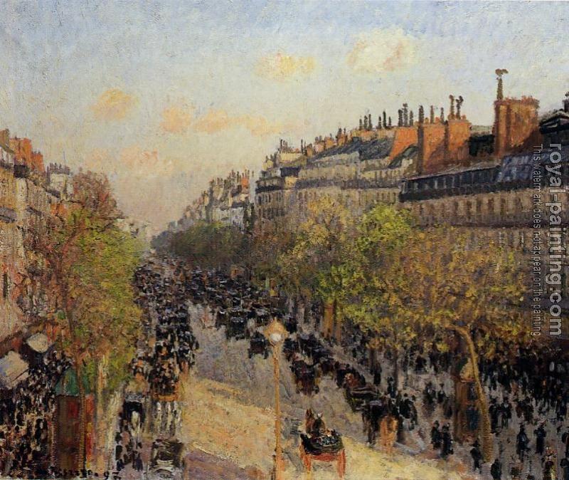 Camille Pissarro : Boulevard Montmartre, Sunset